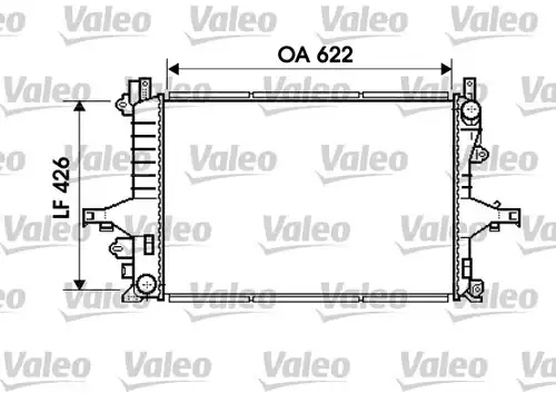 воден радиатор VALEO 734719
