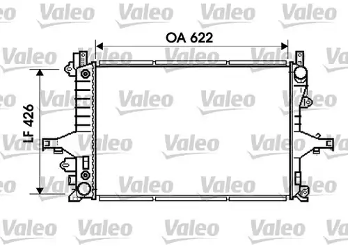 воден радиатор VALEO 734720