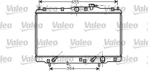 воден радиатор VALEO 734747
