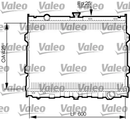 воден радиатор VALEO 734784