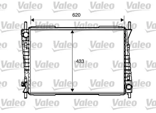 воден радиатор VALEO 734785