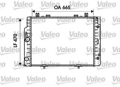 воден радиатор VALEO 734793