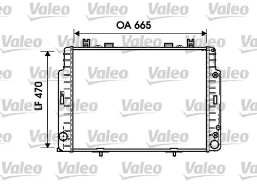воден радиатор VALEO 734795