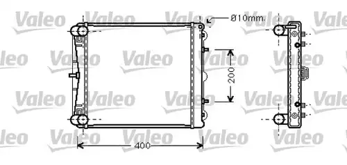 воден радиатор VALEO 734827