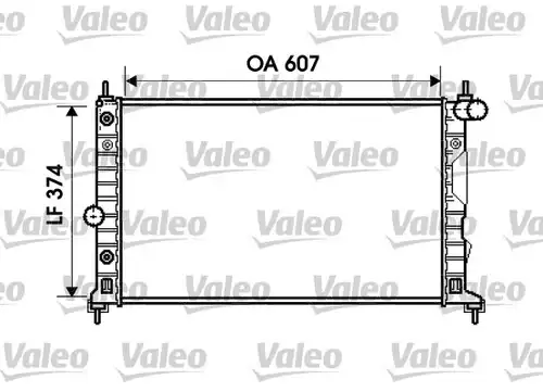 воден радиатор VALEO 734831