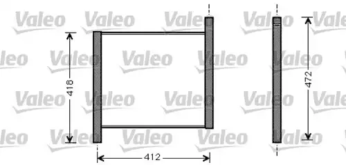 воден радиатор VALEO 734848