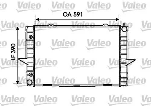 воден радиатор VALEO 734856