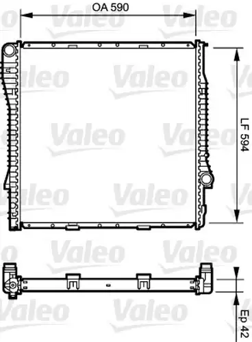 воден радиатор VALEO 734894