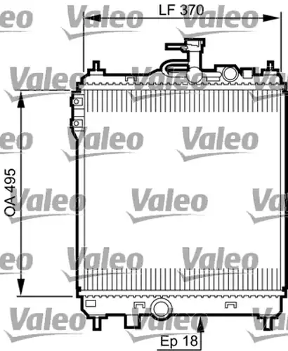 воден радиатор VALEO 734914