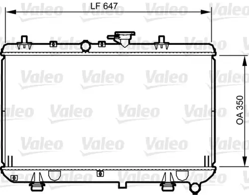 воден радиатор VALEO 734966