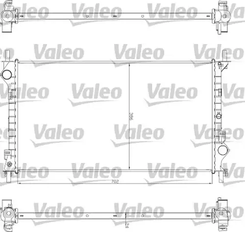 воден радиатор VALEO 735043