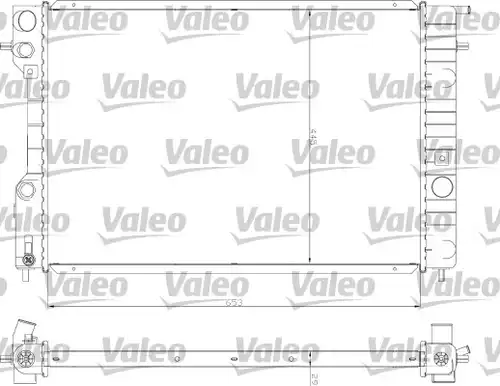 воден радиатор VALEO 735065