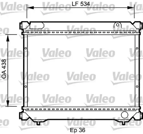 воден радиатор VALEO 735074