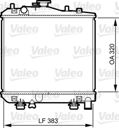 воден радиатор VALEO 735079