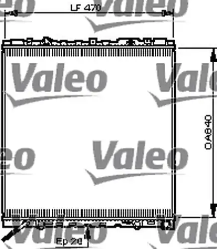 воден радиатор VALEO 735503