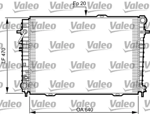 воден радиатор VALEO 735507