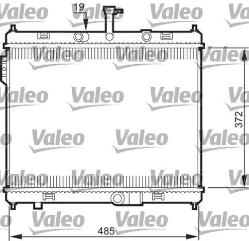 воден радиатор VALEO 735515