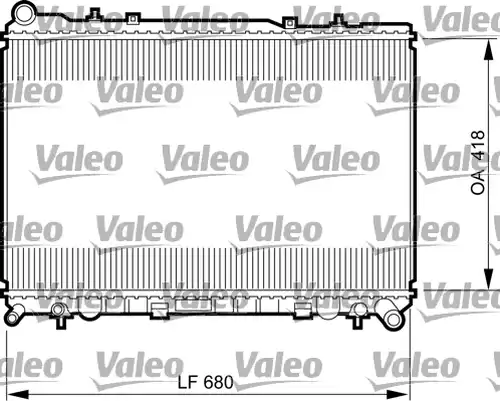 воден радиатор VALEO 735521