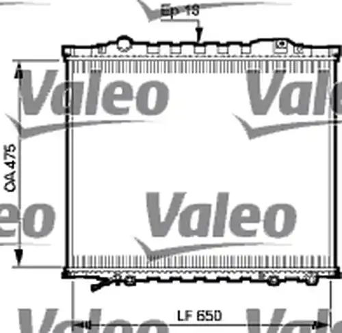воден радиатор VALEO 735528