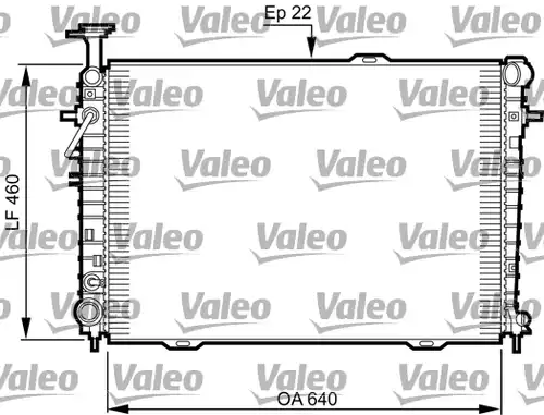 воден радиатор VALEO 735542