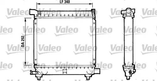 воден радиатор VALEO 810869