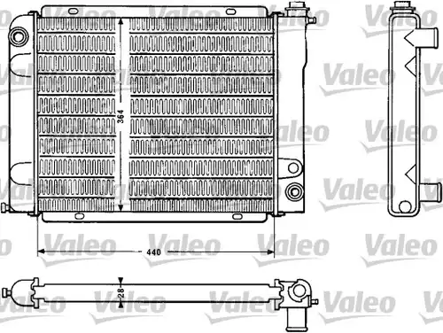 воден радиатор VALEO 810883