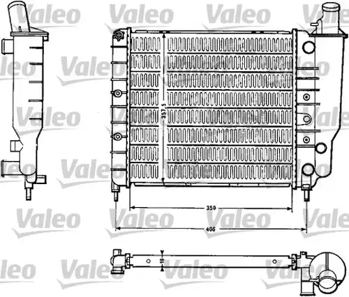 воден радиатор VALEO 810887