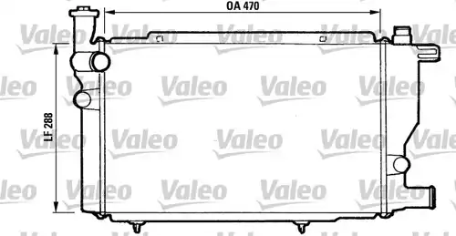 воден радиатор VALEO 810892