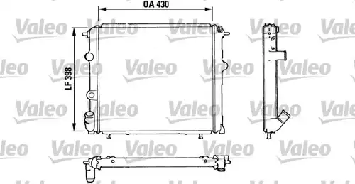 воден радиатор VALEO 810914