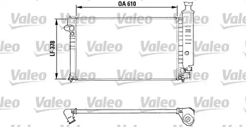 воден радиатор VALEO 810919