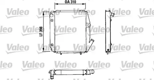 воден радиатор VALEO 810926