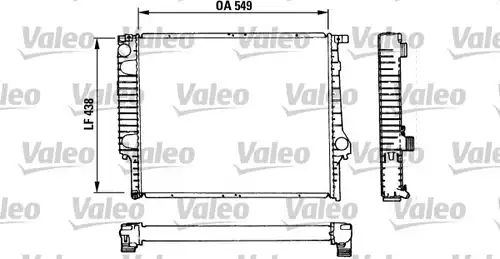 воден радиатор VALEO 810947