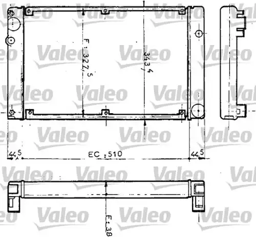 воден радиатор VALEO 810952