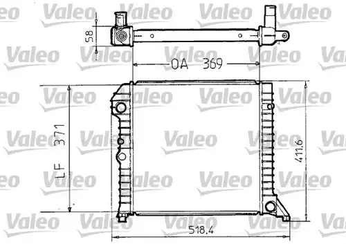воден радиатор VALEO 810956