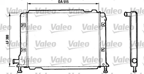 воден радиатор VALEO 810982
