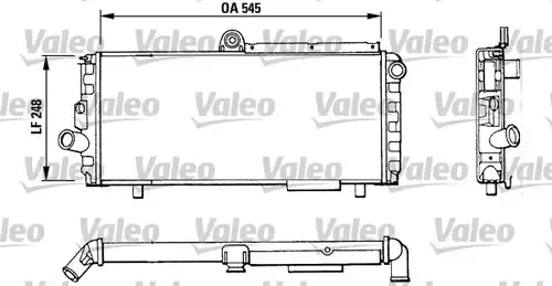 воден радиатор VALEO 811010