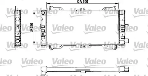 воден радиатор VALEO 811047