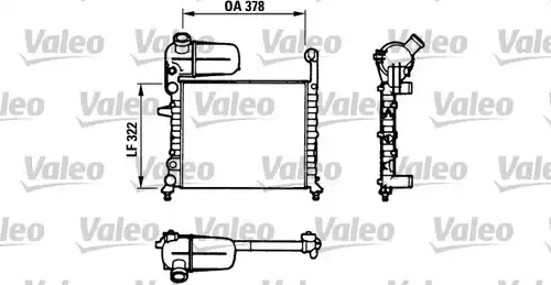 воден радиатор VALEO 811069