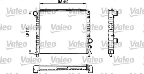 воден радиатор VALEO 811389