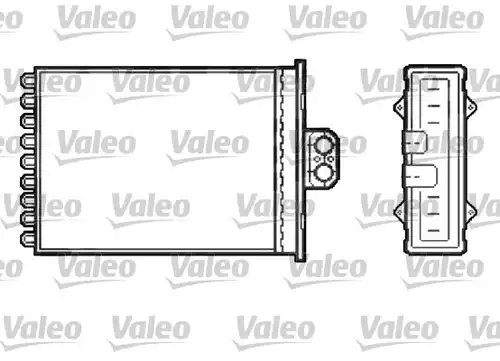 топлообменник, отопление на вътрешното пространство VALEO 812388