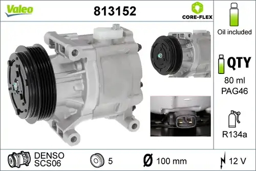 компресор за климатик VALEO 813152