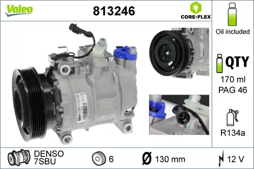 компресор за климатик VALEO 813246