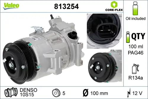 компресор за климатик VALEO 813254