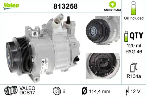 компресор за климатик VALEO 813258