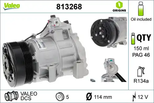 компресор за климатик VALEO 813268