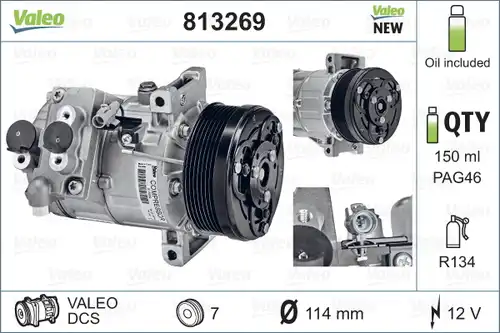 компресор за климатик VALEO 813269