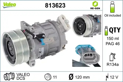 компресор за климатик VALEO 813623