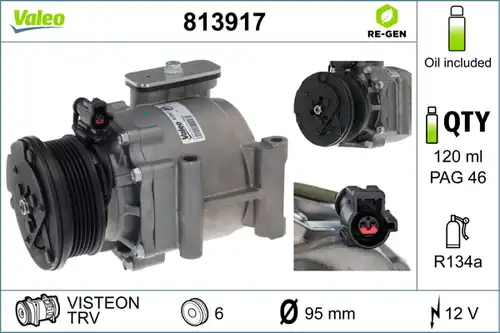 компресор за климатик VALEO 813917
