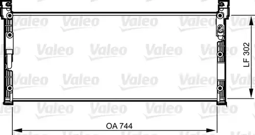 кондензатор, климатизация VALEO 814285