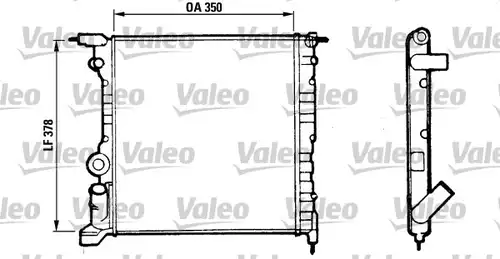 воден радиатор VALEO 816656